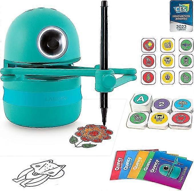 Drawing Robot Educational Toy for Kids 4-8 Years Interactive Talking Teaching Math Gift