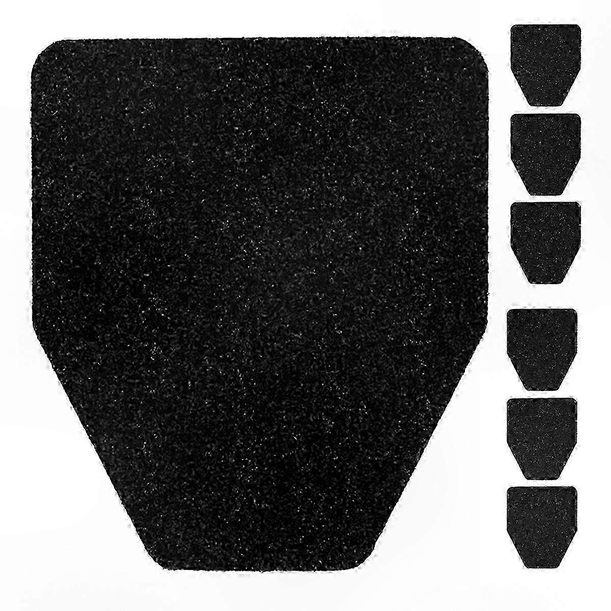Non-Slip Washable Bathroom Mats for Men, 6-Pack Floor Pads with Rubber Backing for Commercial Spaces