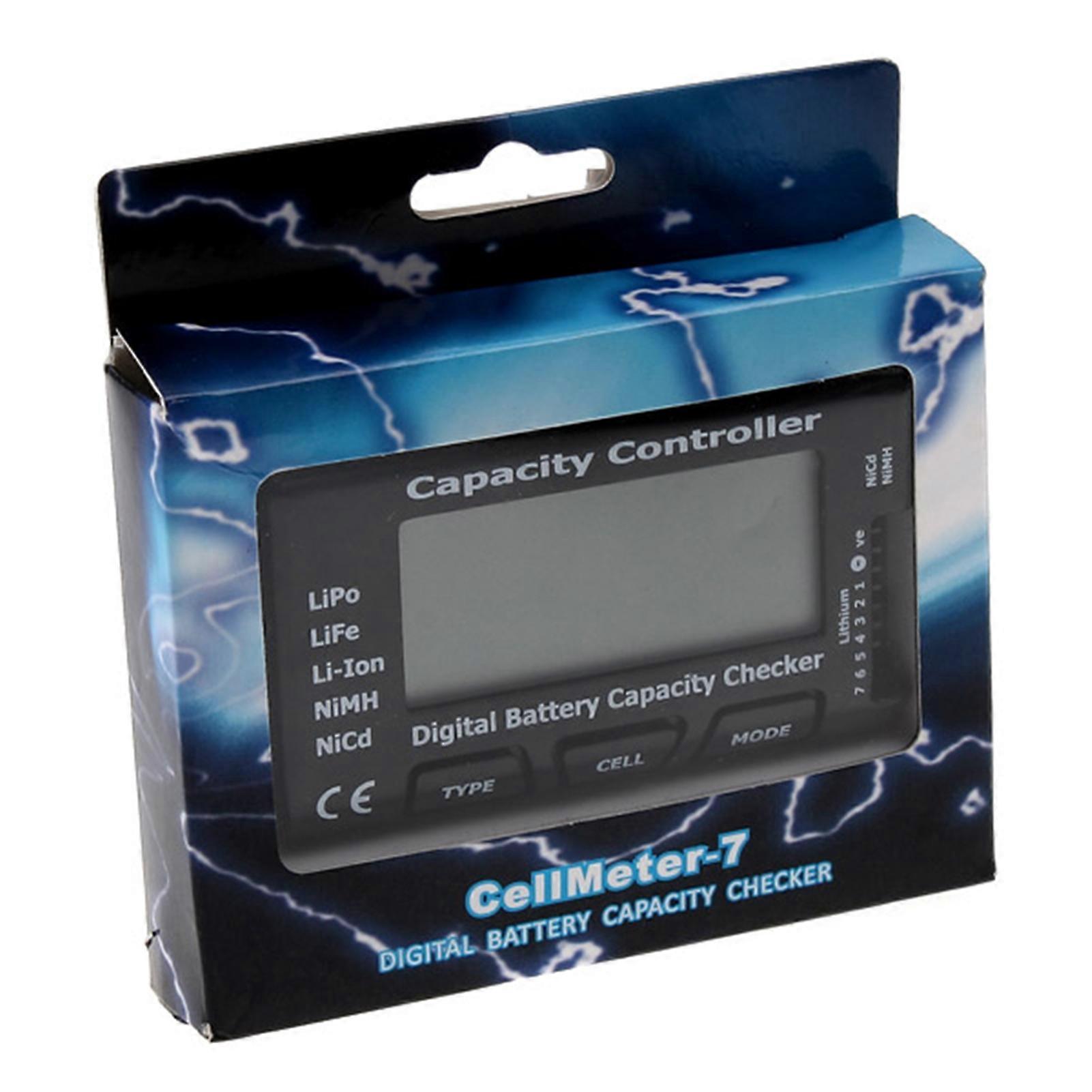 Digital battery capacity checker