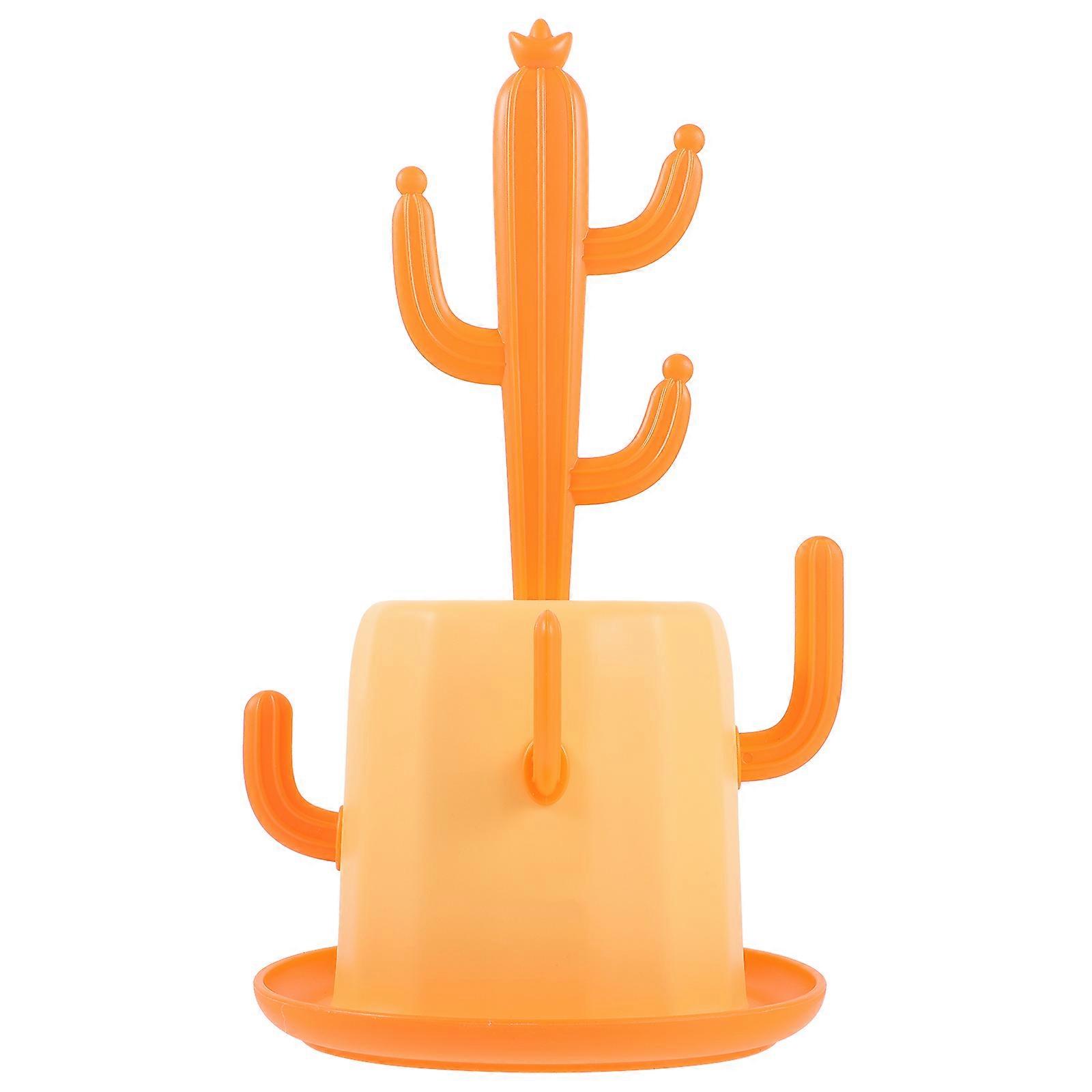 Cactus Shaped Baby Bottle Drying Rack Water Bottle Stand Countertop Holder