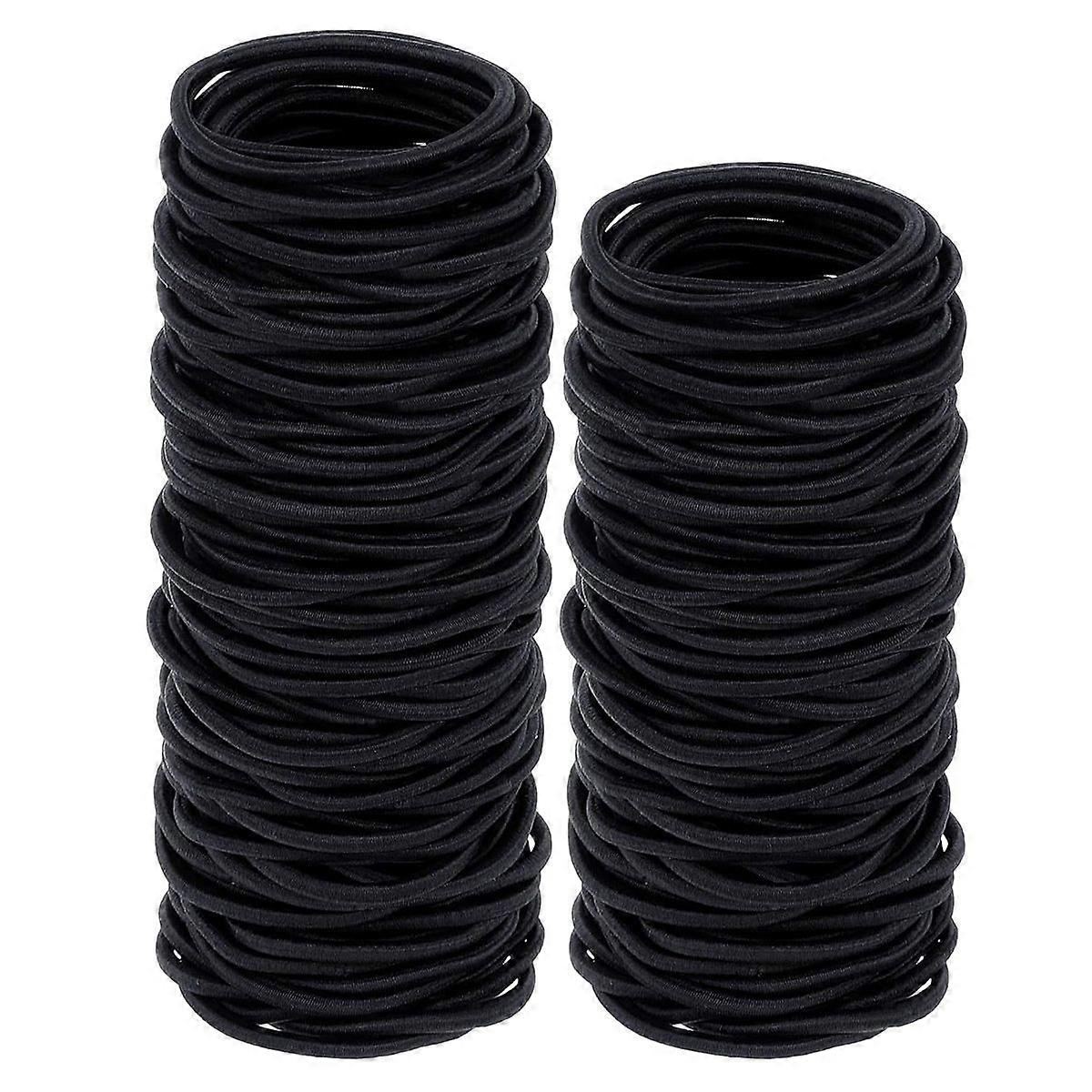 100 stykker elastiske hårbånd til piger og kvinder