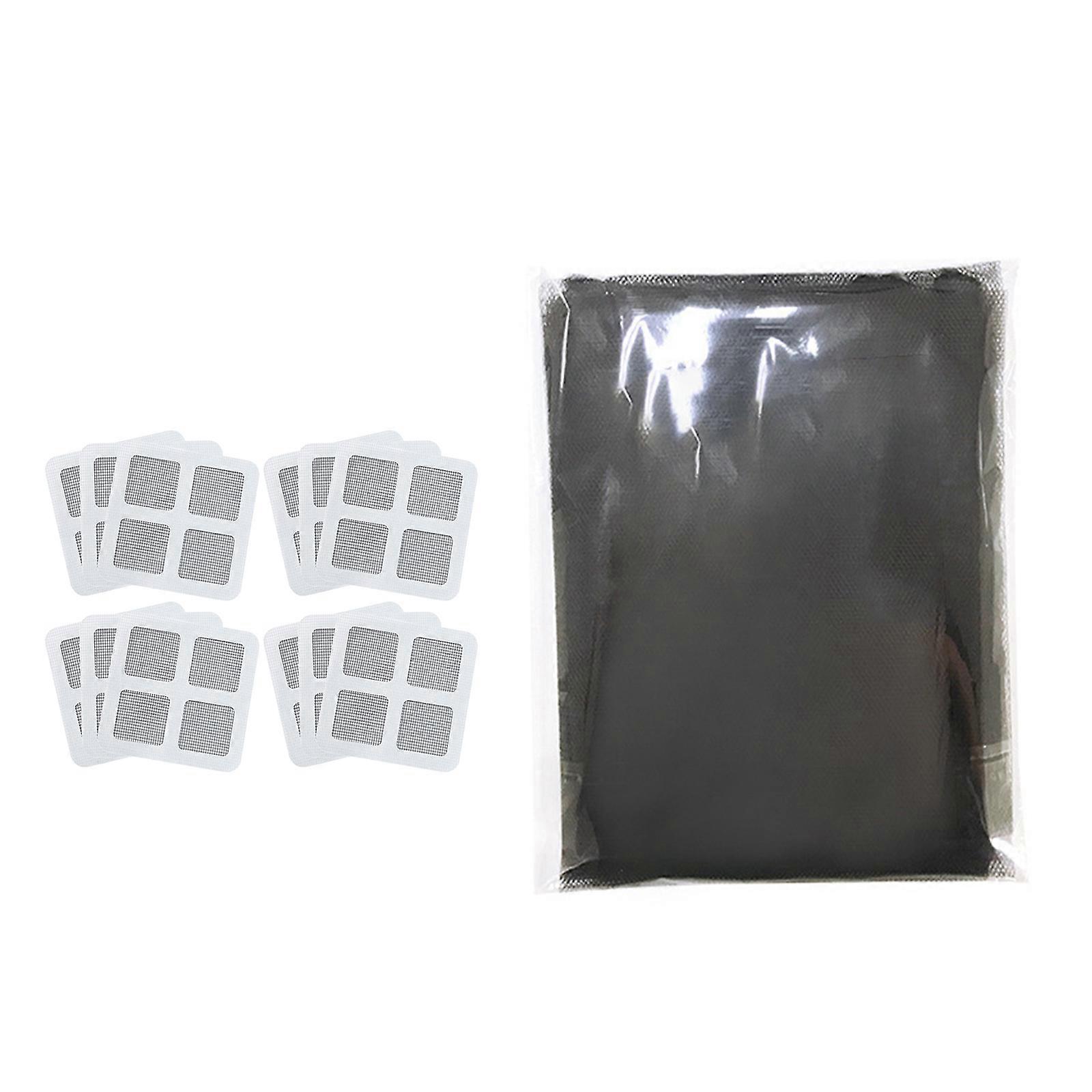 Reusable Tape Window Screens Breathable Netting Home Upgrades Sturdy Fiberglass Mesh 60 Second Setups Multicolor