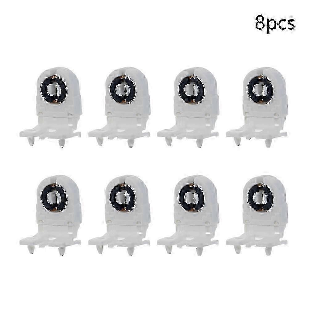 2~10pcs T8 Lamp Holder Ac 500v 2a G13-f41f White T8 Tube G13 Fluore...