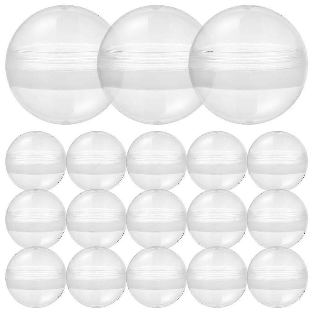 100pcs Trasparente Trasparente 5mm Vending Machine Refill Balls per Regali e Premi