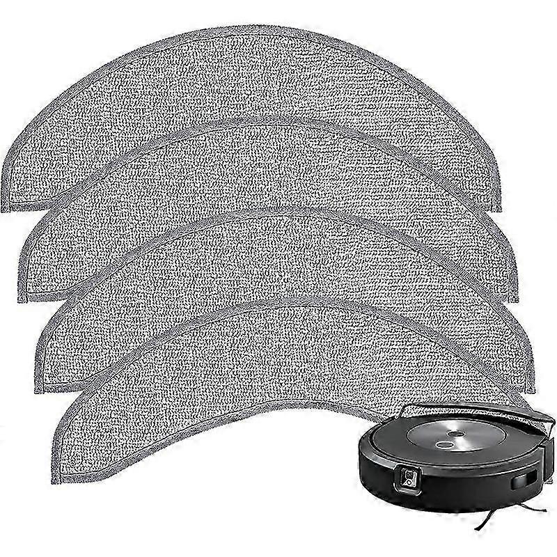 Replacement Mop Pads for Combo J7+ Robot Vacuum - 4PCS Microfiber Washable Reusable Mopping Cloth
