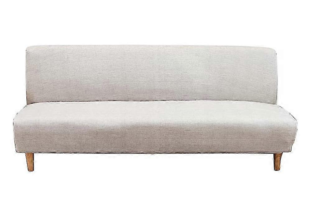 Sofa cover without armrests stretch armless sofa throw 2 seater sofa cover