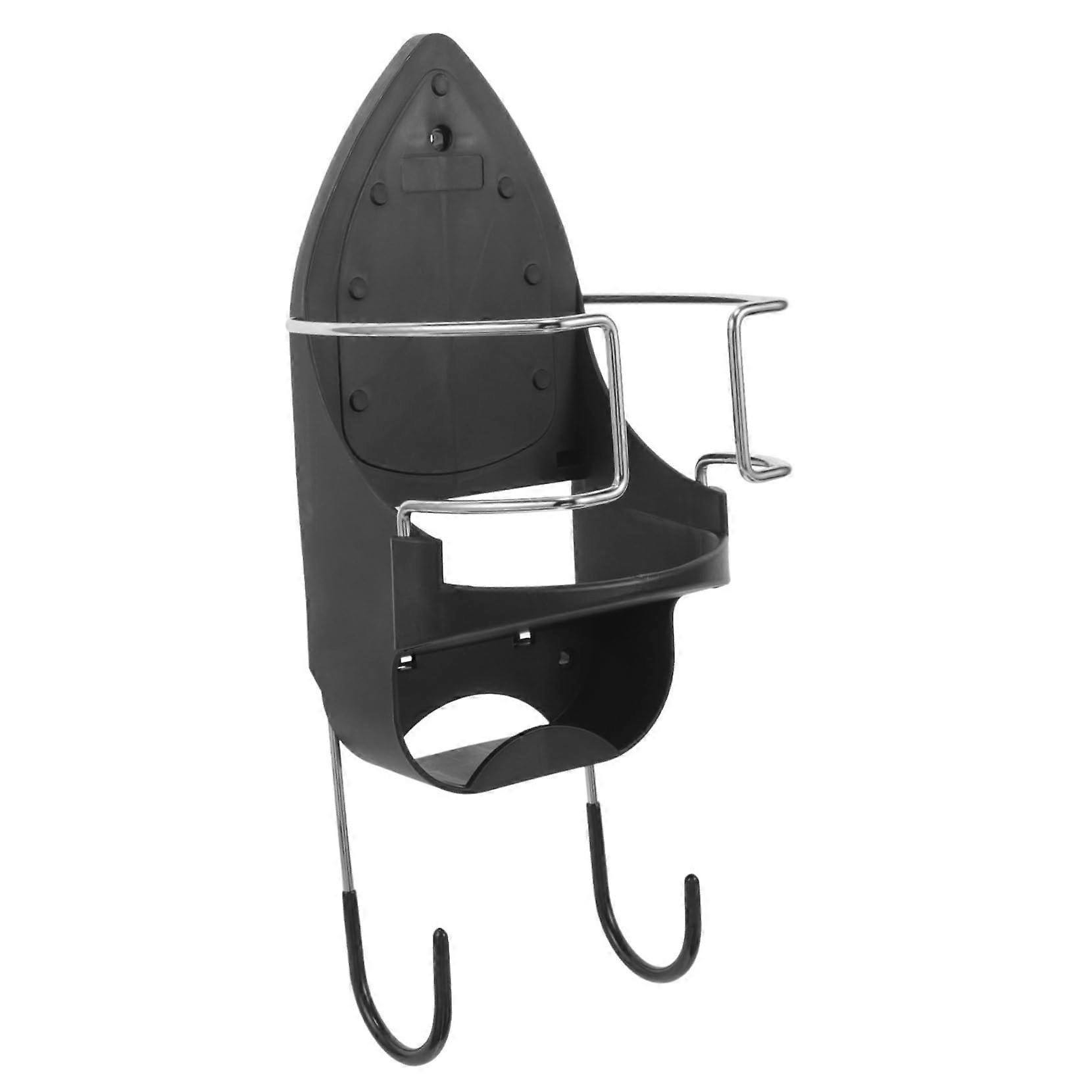Ironing Board Wall Hanger, GF ChromePlated SpaceSaving Wall Mount, Strong Hooks For Home And Hotel Laundry, Fits Irons