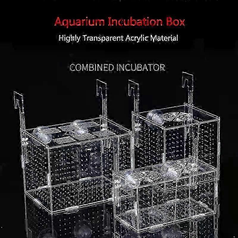 High Transparent Acrylic Aquarium Fish Breeding Isolation Box Fish ...