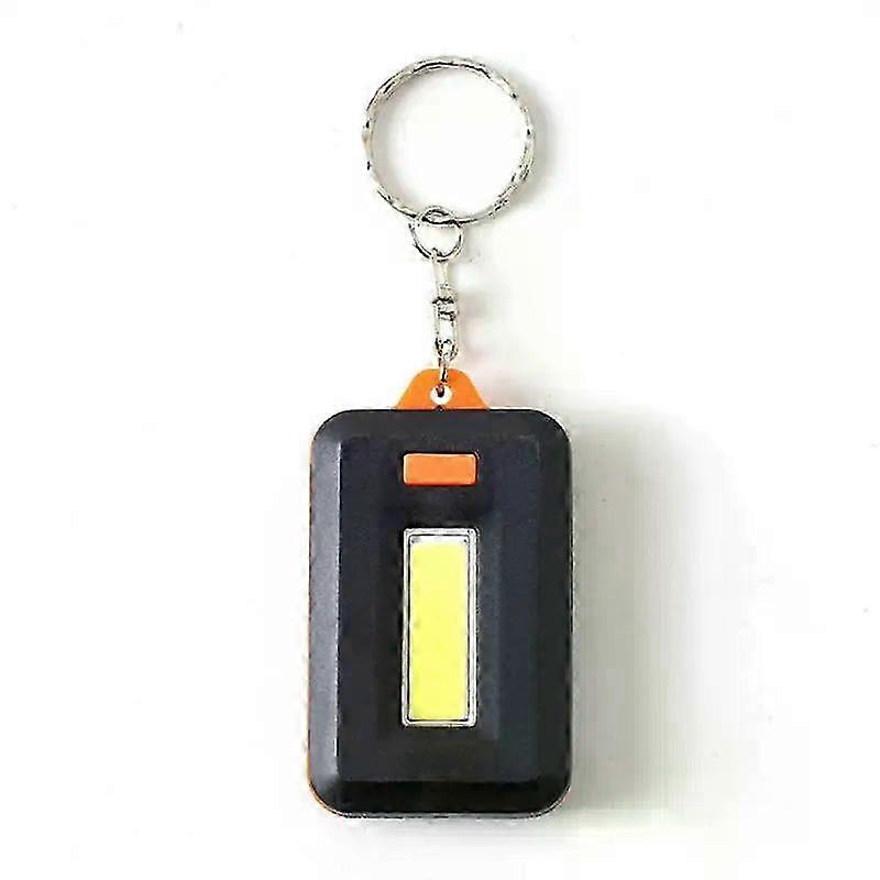 Multi-Function Portable COB Keychain Light: USB Rechargeable, Mini Glare for Outdoor & Emergency Use