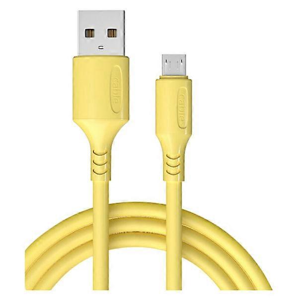 1.8M colored liquid silicone data cable suitable for microphone USB charging cable USB adapter