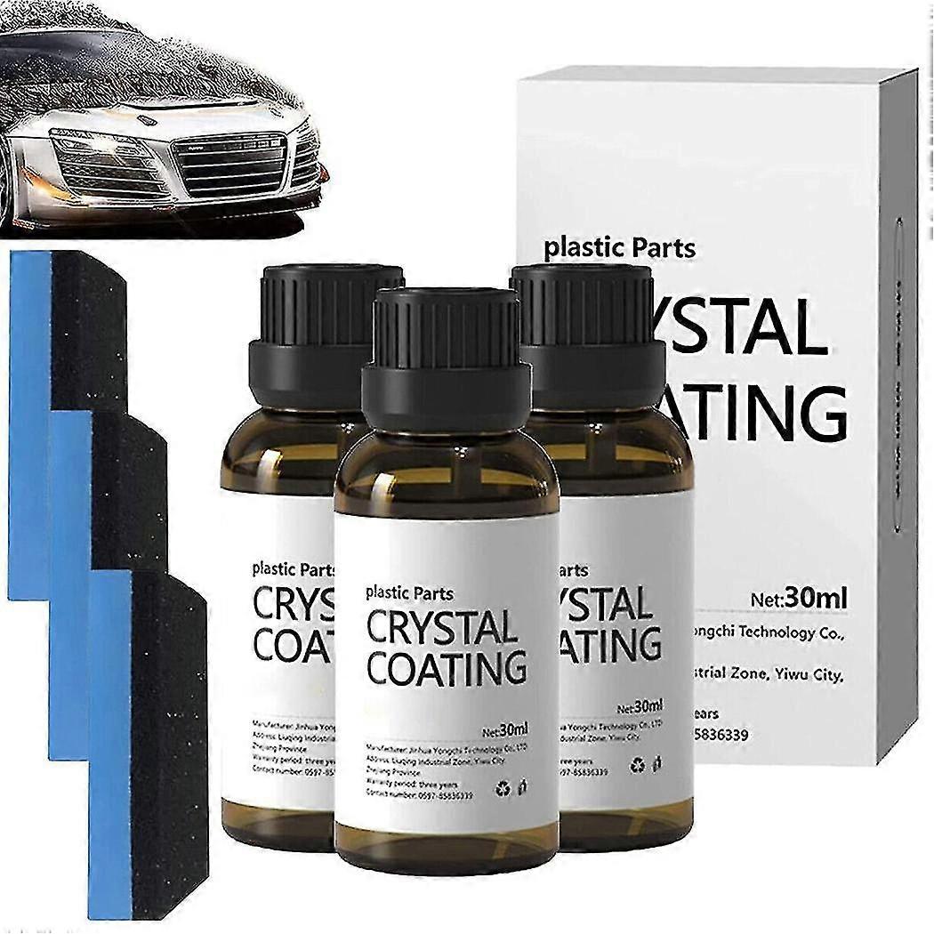 Car Plastic Coating Agent 30ml Plastic Parts Crystal Coating