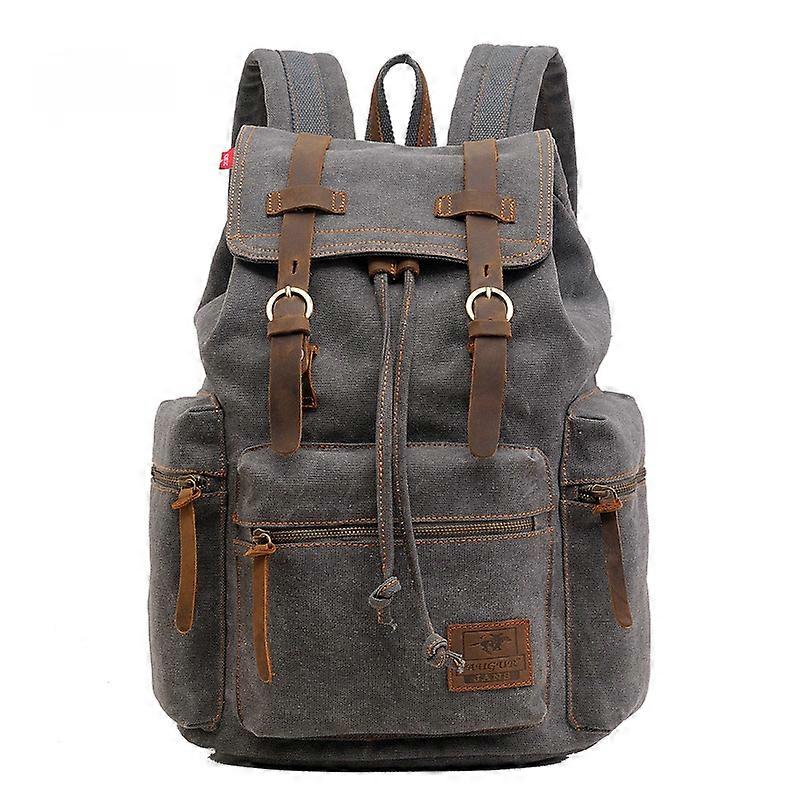 Chikage Large Capcity Multi-function Canvas Bag Vintage Business Commuter Men's Backpack High Quality Unisex Computer Bag Backpacks