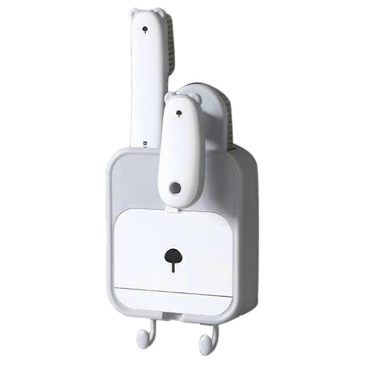 Wall-Mounted Soap Dish with Suction Cup,No-Punch Drainage Soap Holder for Bathroom,Water- and Easy to Install