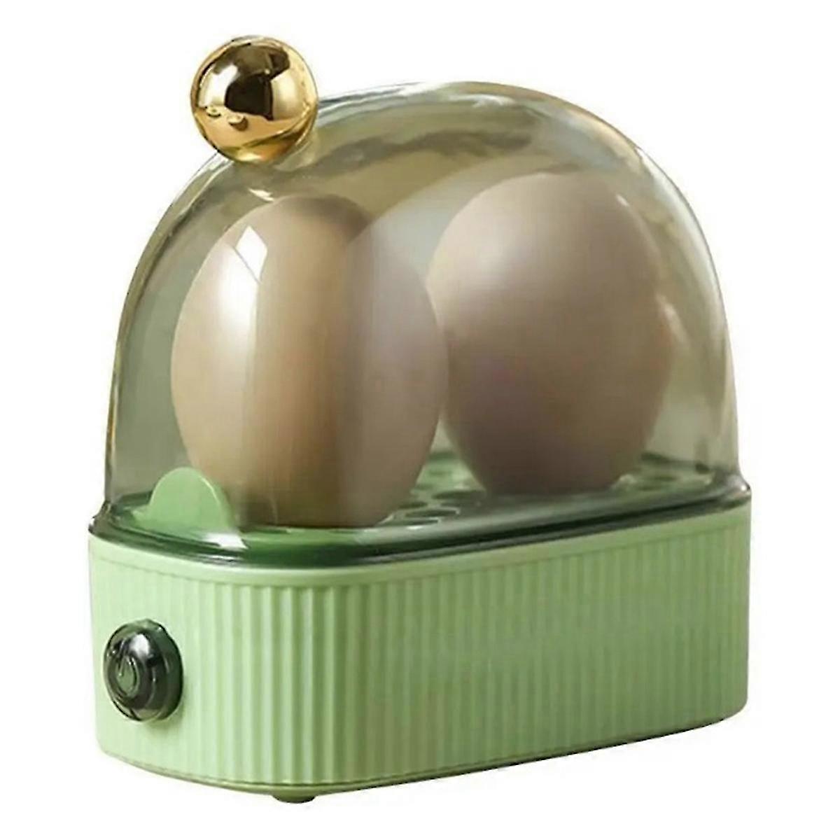 Electric Egg Boiler Automatic Cooker Rapid Egg Boiler EU Plug Green