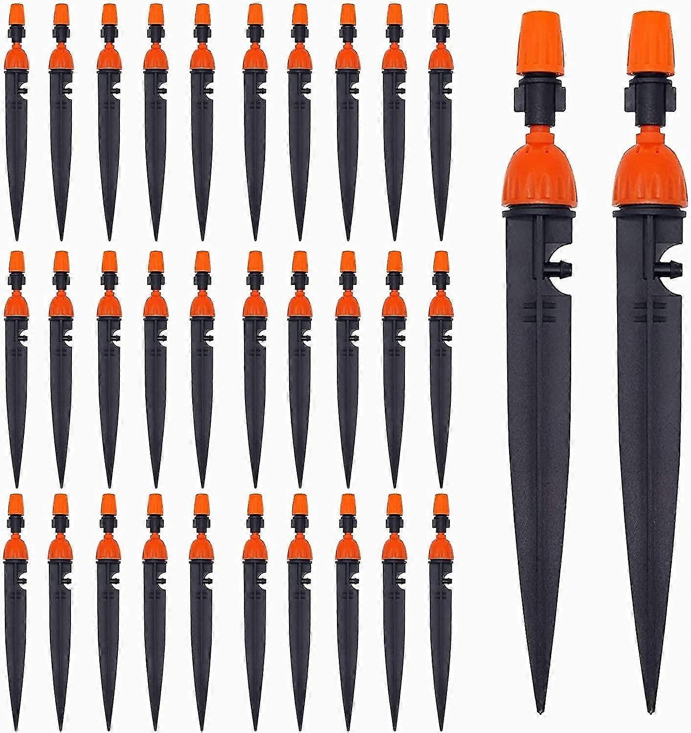 40 Pack Drip Irrigation and Dual Function Water Spray Irrigation Systems - Drip Irrigation Kit - 4mm