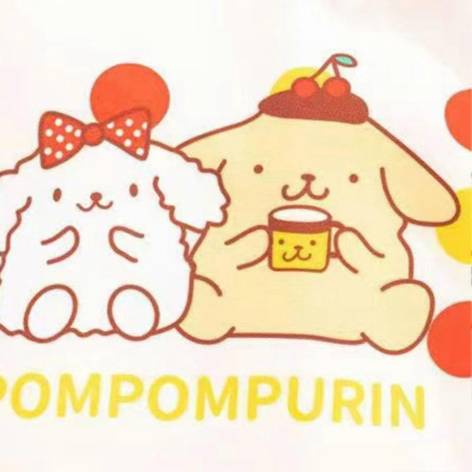 Bento Bag Canvas with Handle Portable Cute Dog Pattern Lunch Box Pouch for School Work Yellow 