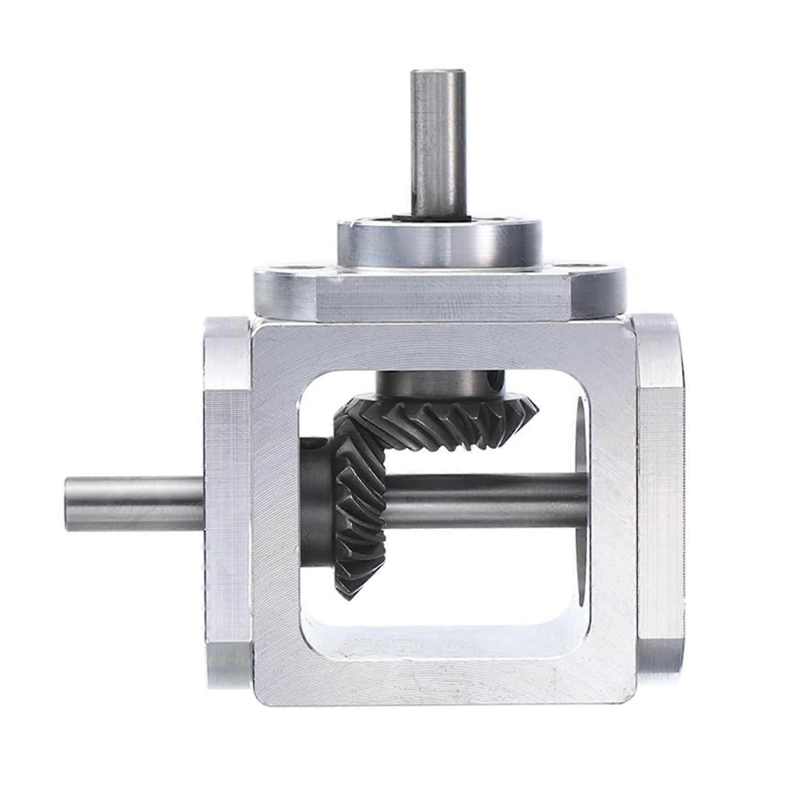 A19FGearBox 90 Degree Right Angle Bevel GearBox 1:1 Single Output Shaft 1 Module 20 Teeth Aluminum Frame