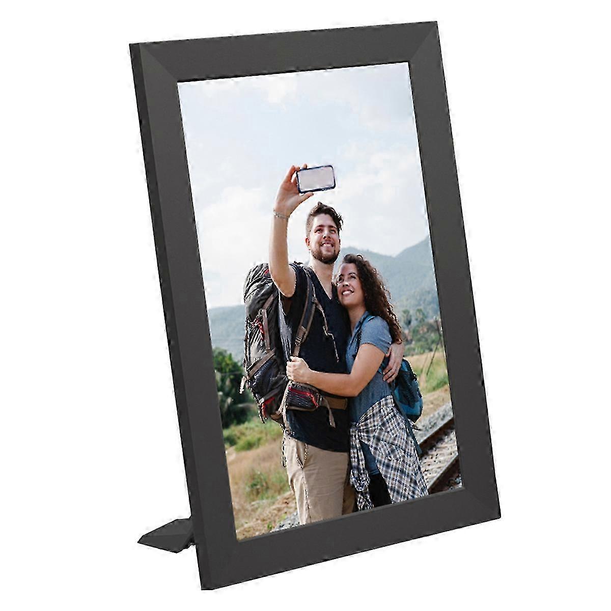 Wireless Photo Frame with 10.1-inch WiFi, LED Light, HD IPS LCD Touch Screen & Electronic Picture Display
