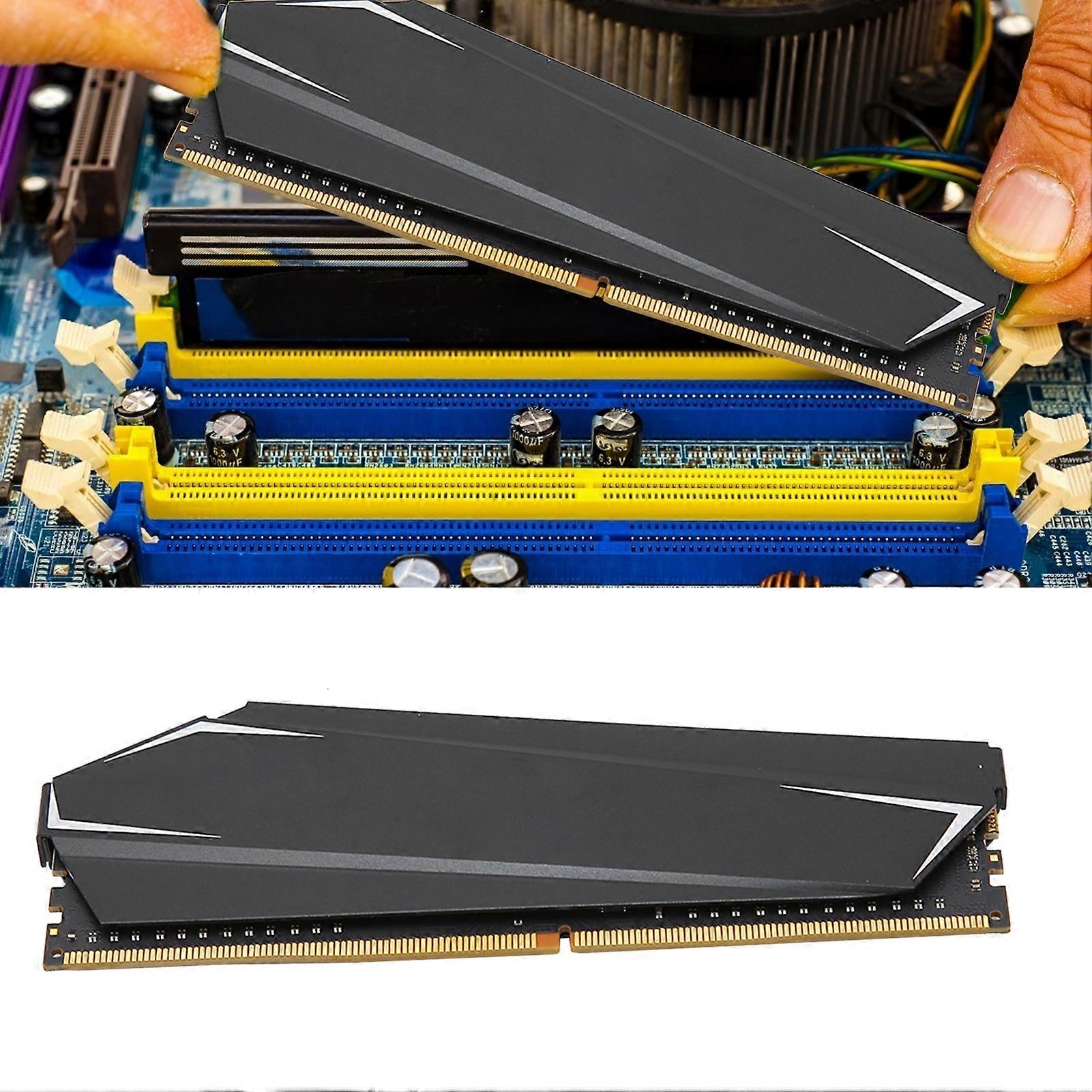 16GB DDR4 2666MHz Black Desktop Gaming Memory 288-Pin DIMM