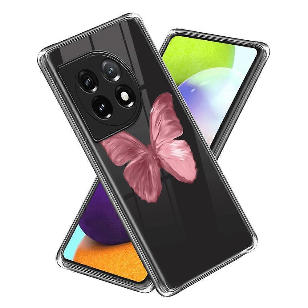 Compatible For OnePlus Ace 3 5G / 12R 5G Case Soft TPU IMD Pattern Printing Protective Phone Cover