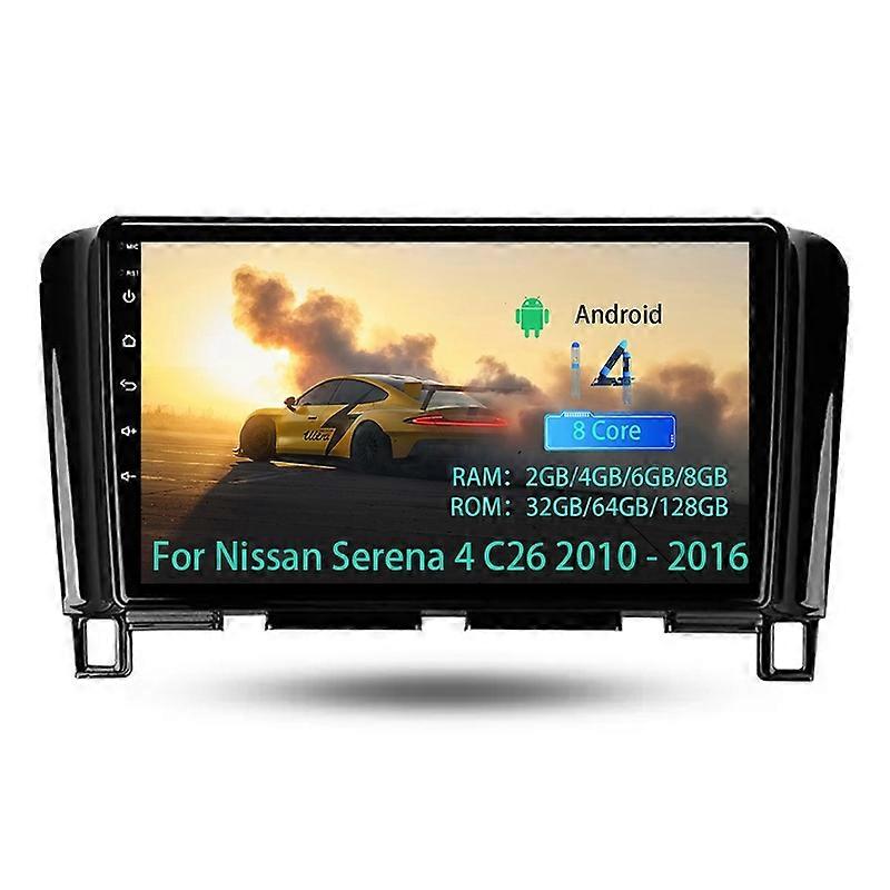 Car Radio Android For Nissan Serena 4 C26 2010-2016 CarPlay GPS Multimedia Navigation Video Player