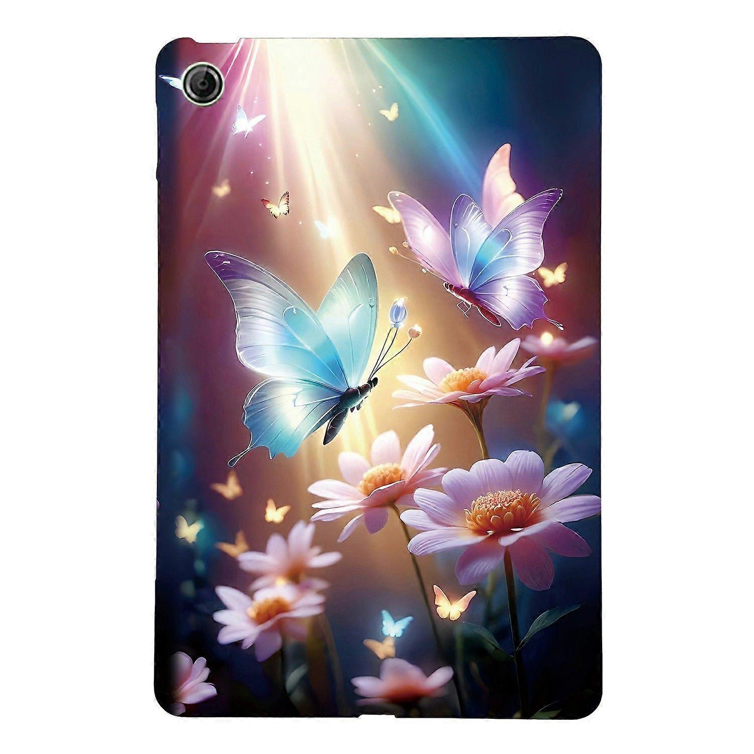 For Lenovo K9 Case Pattern Printing Slim Soft TPU Tablet Cover