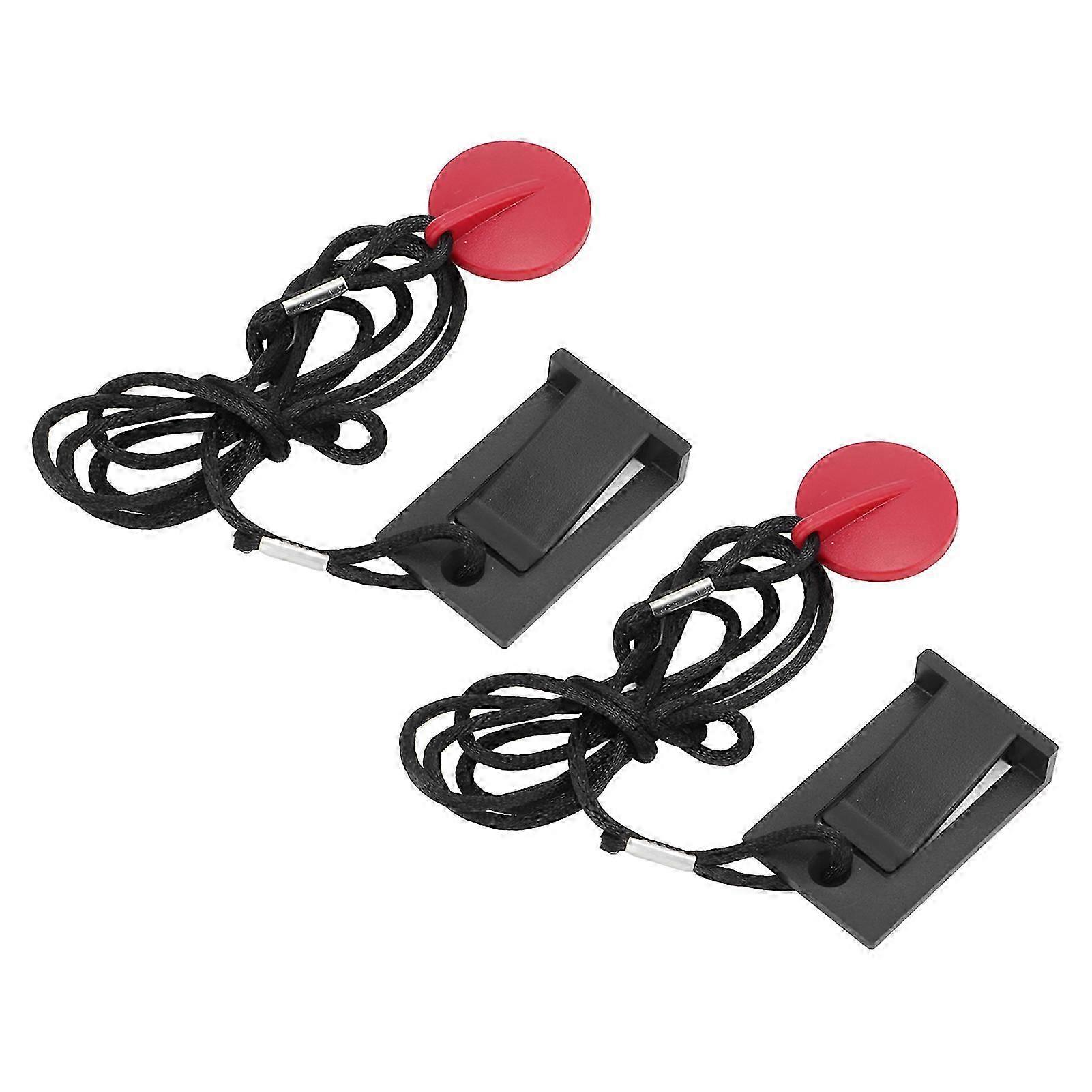 2 Pcs Universal Magnet Safety Key Running Machine Safety Key Compact Easy Operation For Treadmills 2025