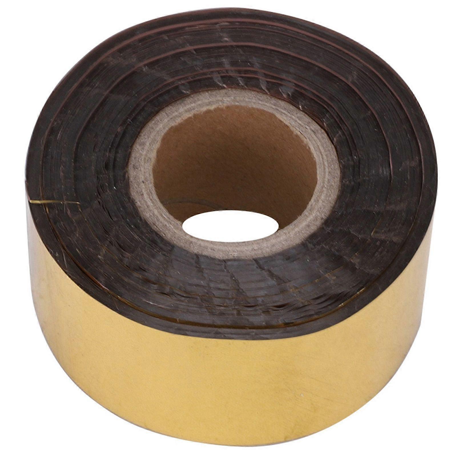 Hot Stamping Foil Paper Leather Cloth Package Box DIY Decoration Accessories 3cm Width 120 Meters/ RollGold