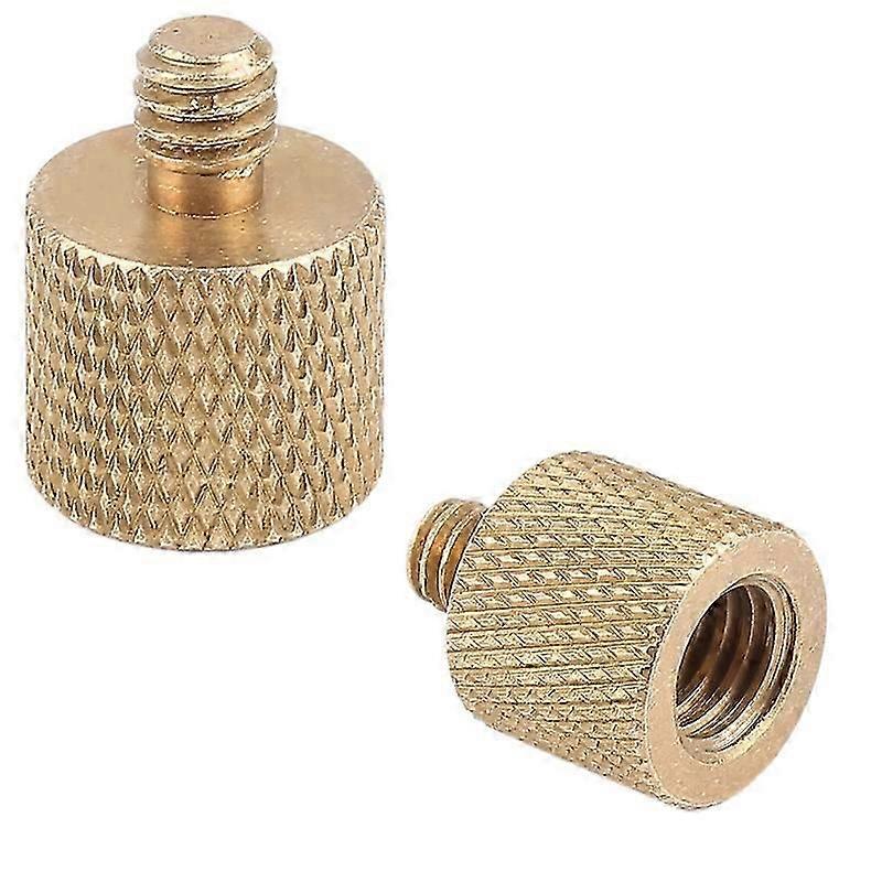 الكاميرا 3/8 بوصة أنثى إلى 1/4 بوصة ذكر ترايبود الموضوع برغي محول الملحقات المخفض