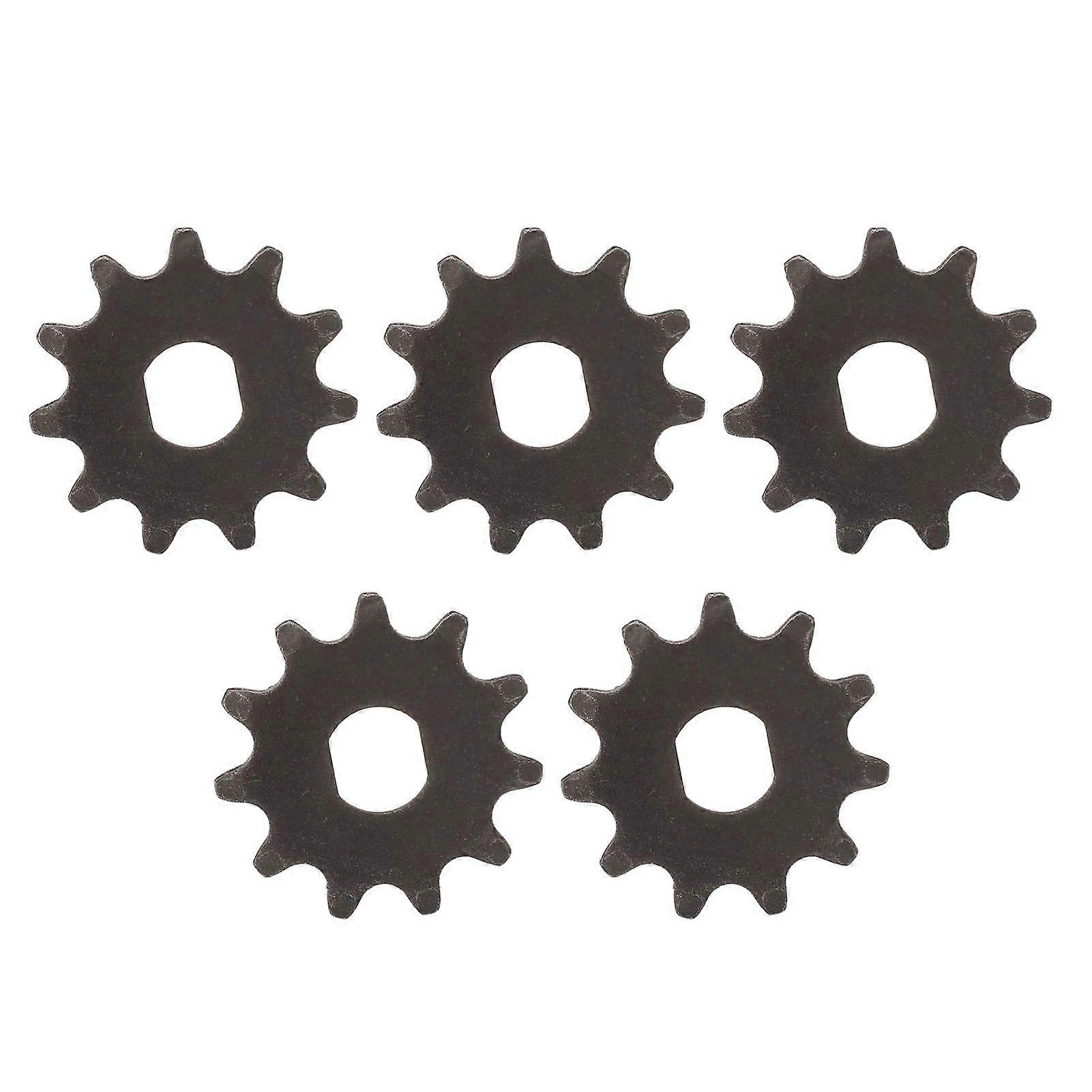 5 PCS T8F 11T Front Sprocket Steel Sturdy Electric Scooter 11T Sprocket for 43cc 47cc 49cc Mini Scooter