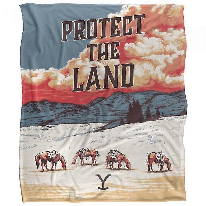 Yellowstone Protect The Land Silky Supersoft Blanket