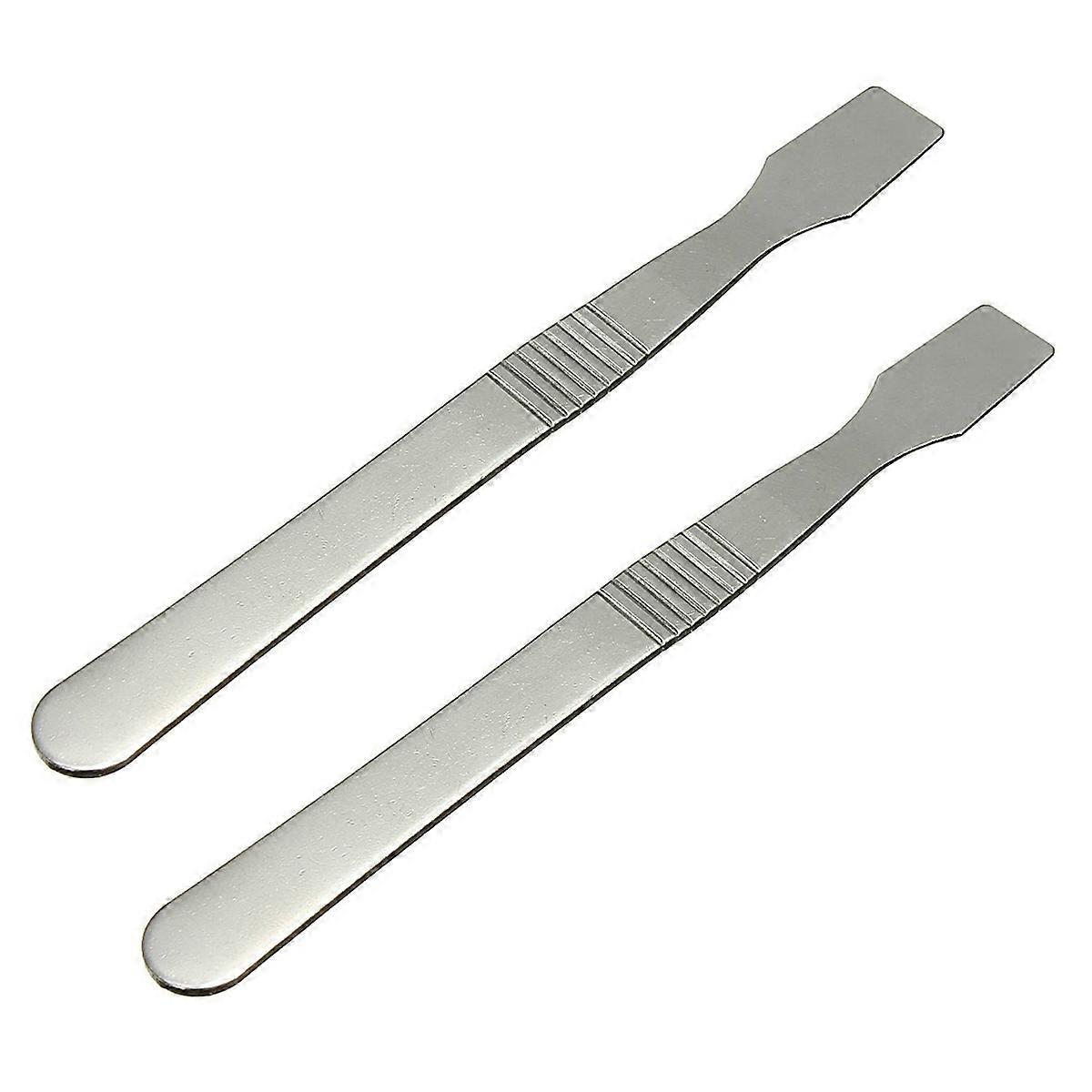 2X Stainless Steel Sealing Scraper Flat Scraper Sealing Tool for Solder Paste