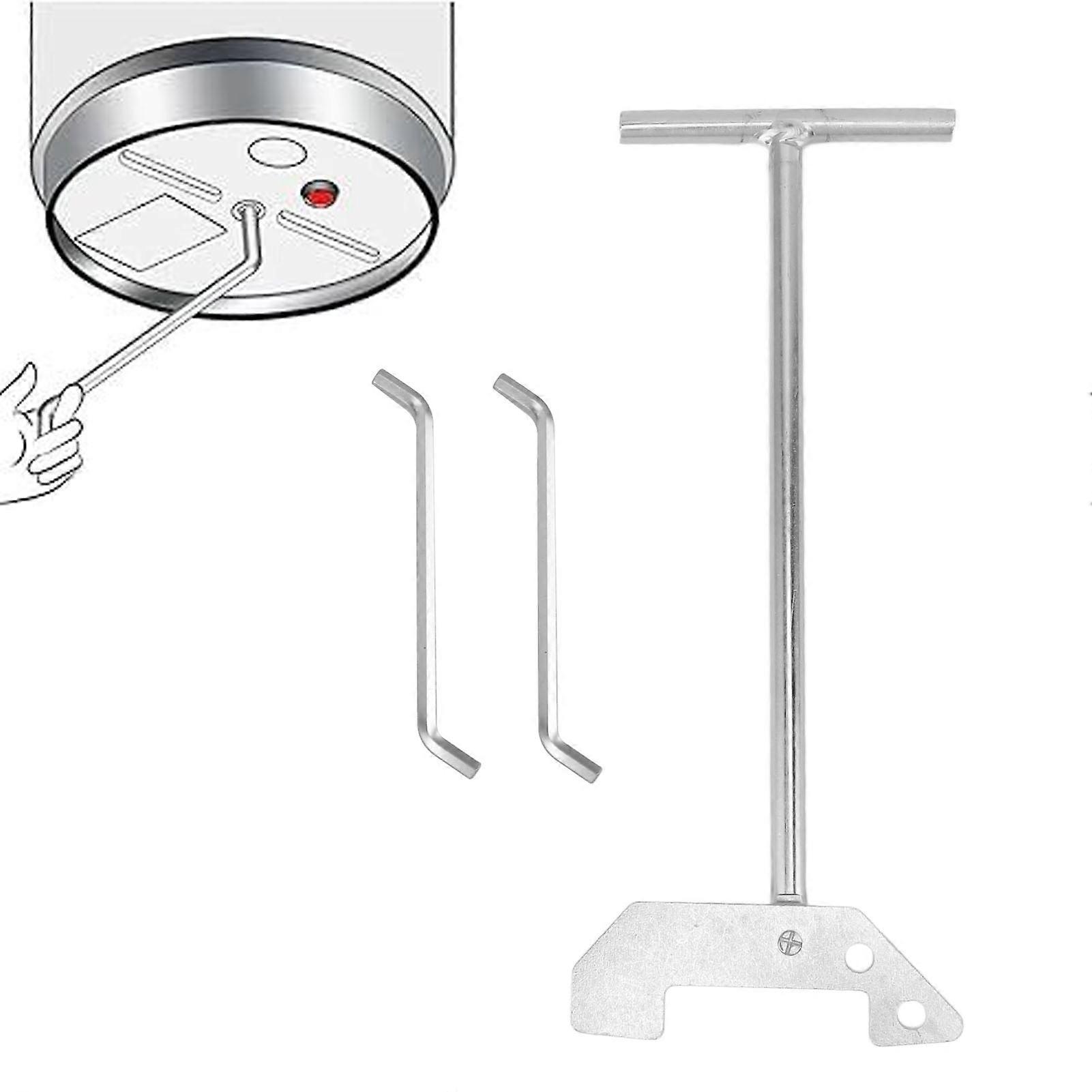 3 Pcs Stainless Steel Garbage Disposal Wrench Set 4x10.6x4.25in