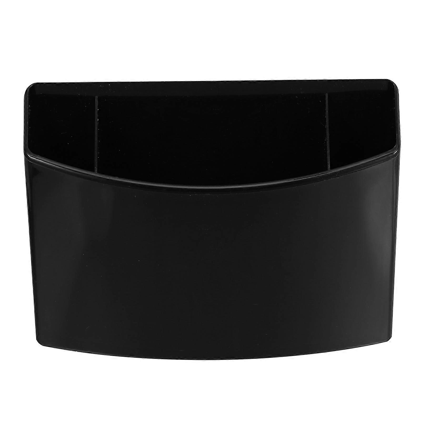 Magnetic Pen Holder for Office Use with Wall Mounted Design and Black Color
