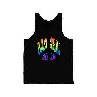 Tulsi Gabbard Peace in 2020 Rainbow Unisex Tank Top