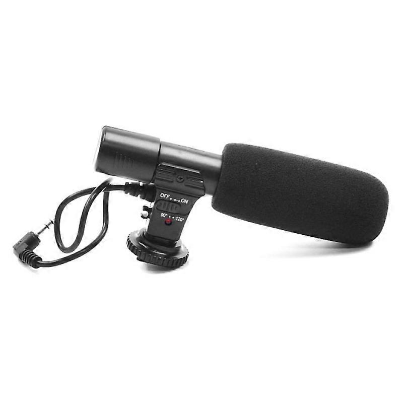 MIC-01 Mobile Phone Camera Microphone Professional Interview Capacitive Microphone for Live Streamin