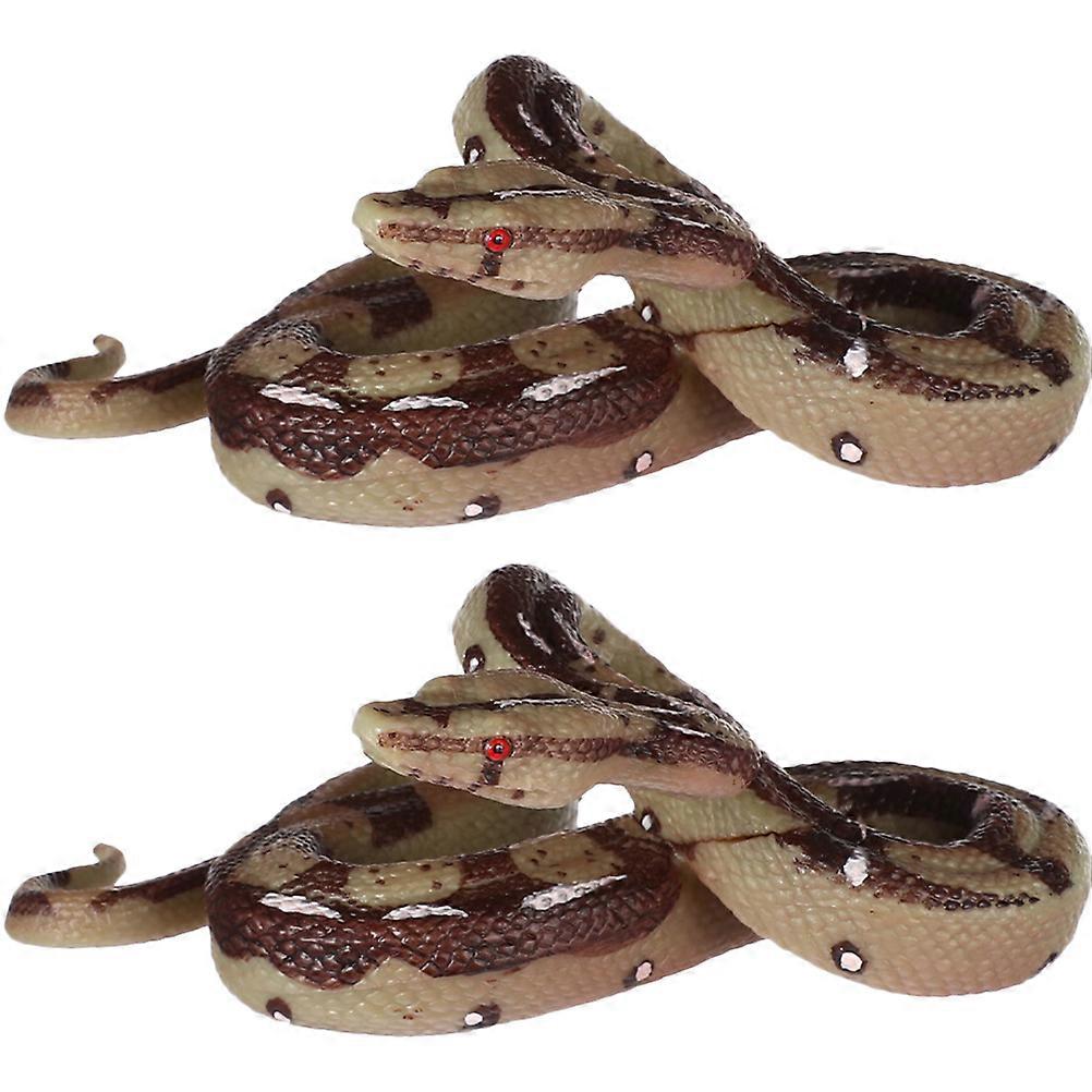 Snake Figurine Simulation Snake Figures for Kids Use 8Pcs Collection
