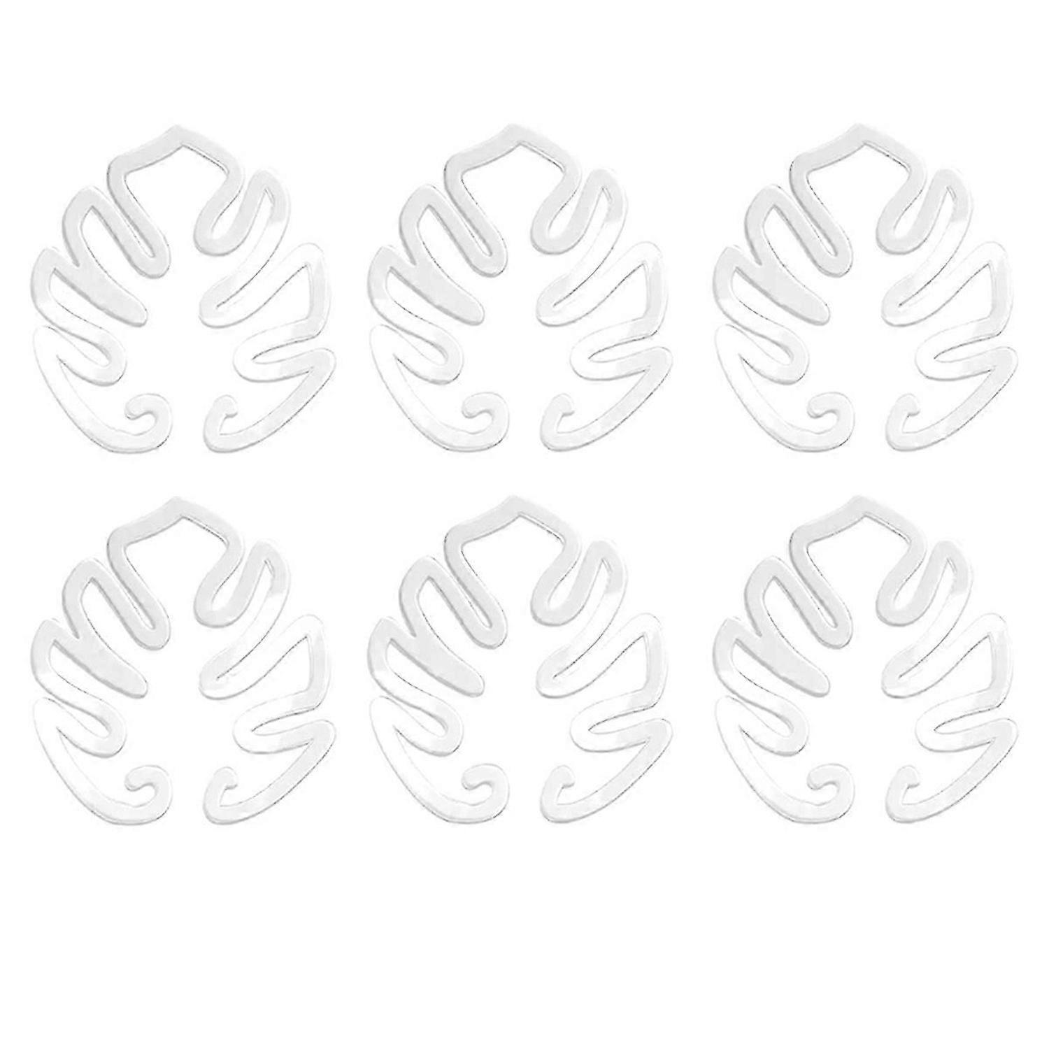 6PCS Turtle Shell Bamboo Clamp,Keeps Plants Growing Vertical B