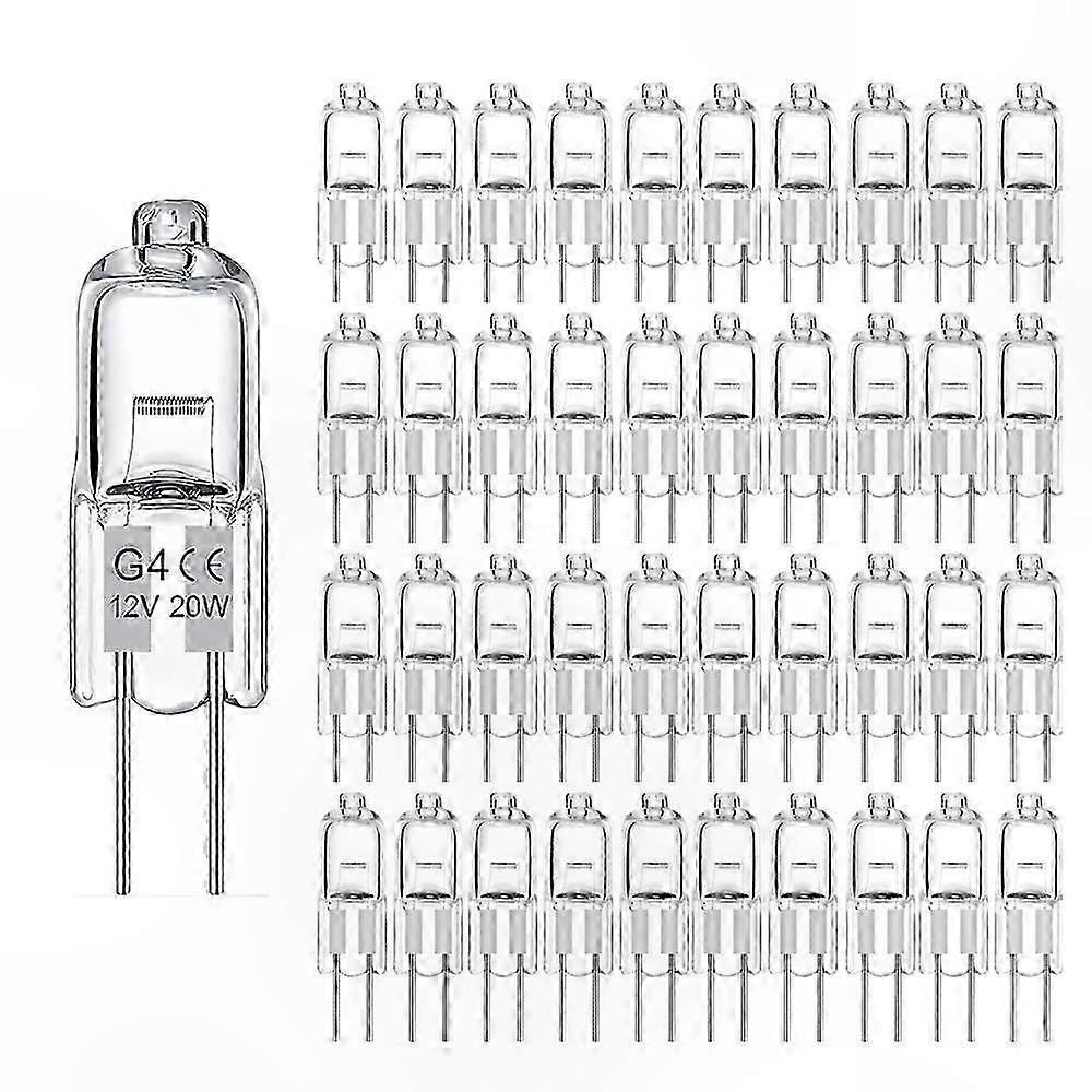G4-halogenpærer med 10 P, 20 W 12 V varm hvid for lysere belysningsløsninger