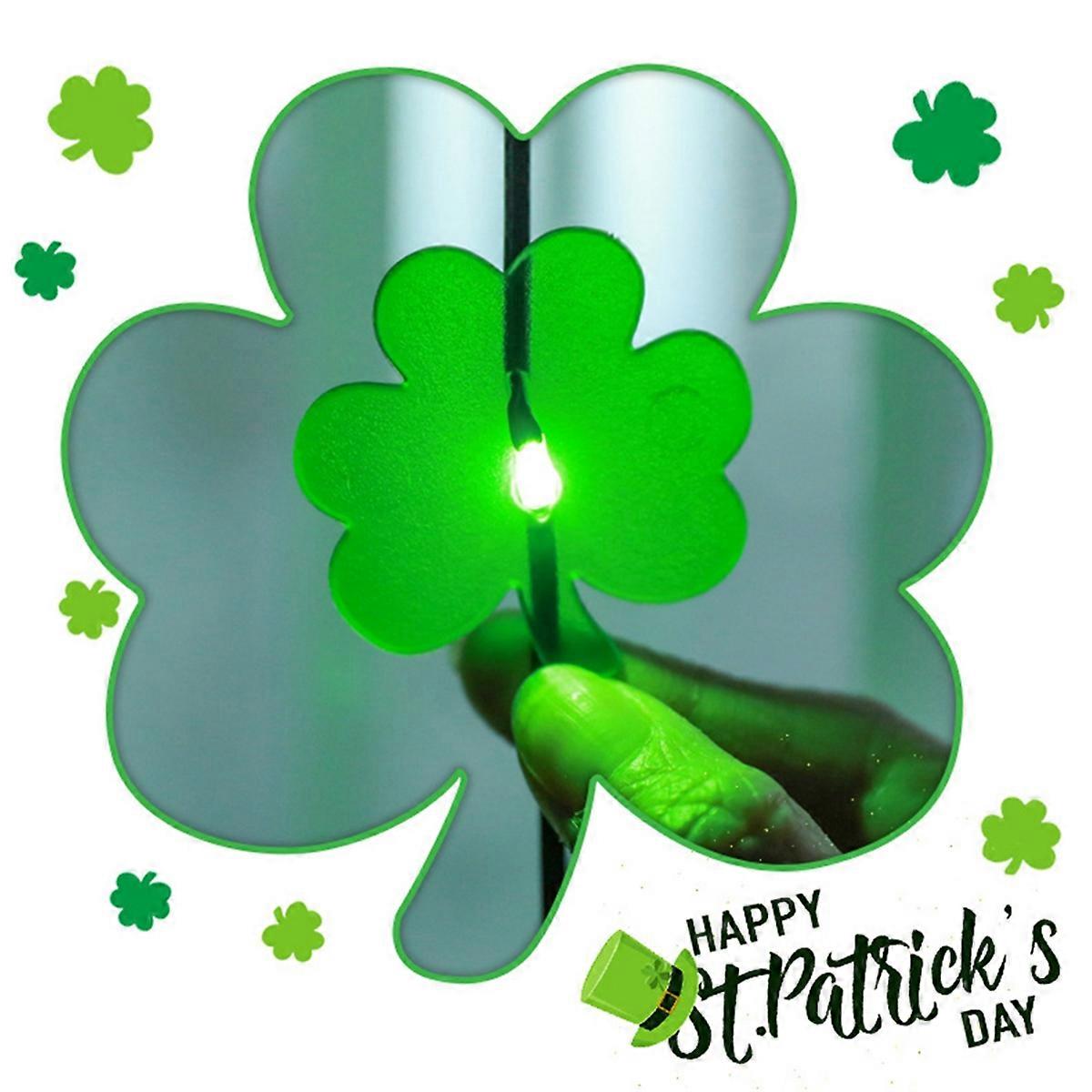 Shamrock String Lamp 's Day Irish 8 Mode 3x1.5Meters 100LED