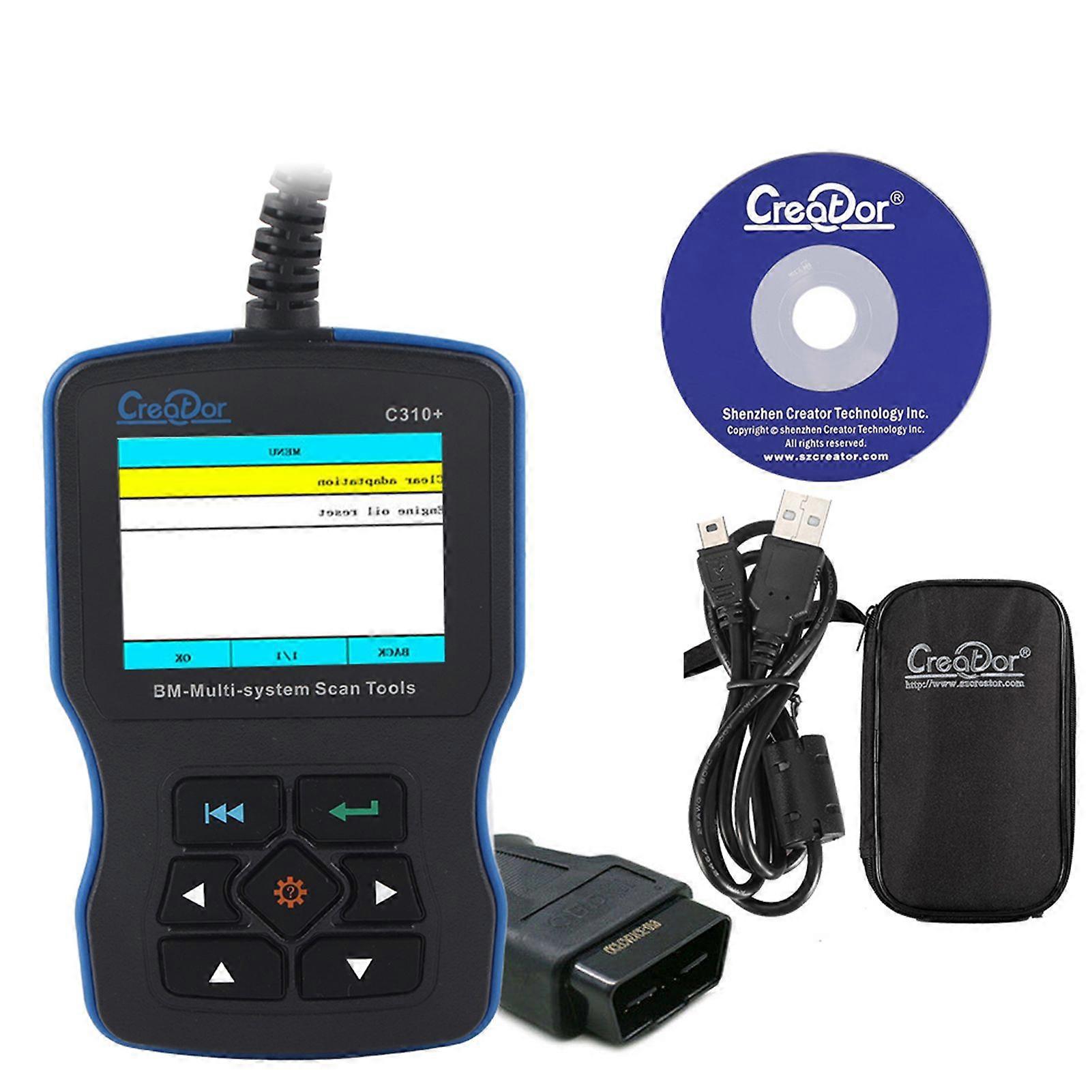 Creator C310 + Airbag ABsSRS Diagnostic Tool for Code Reader Engine Oil Reset