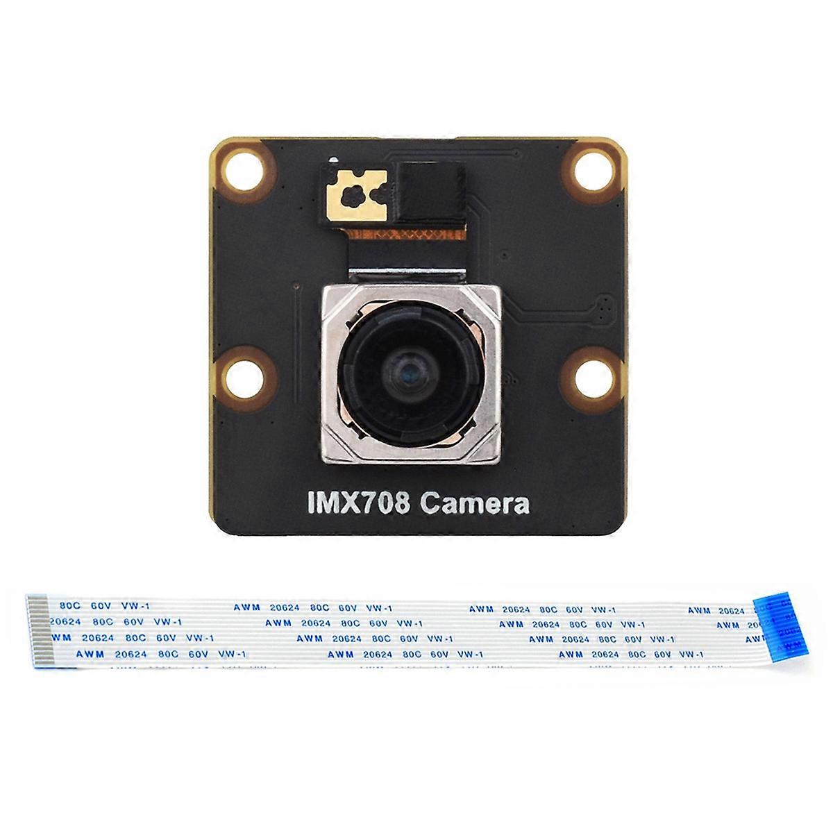 For IMX708 NoIR Camera 12MP Autofocus Camera Support HDR 120° FOV for 5 4B 3B+ 3B Zero 120°