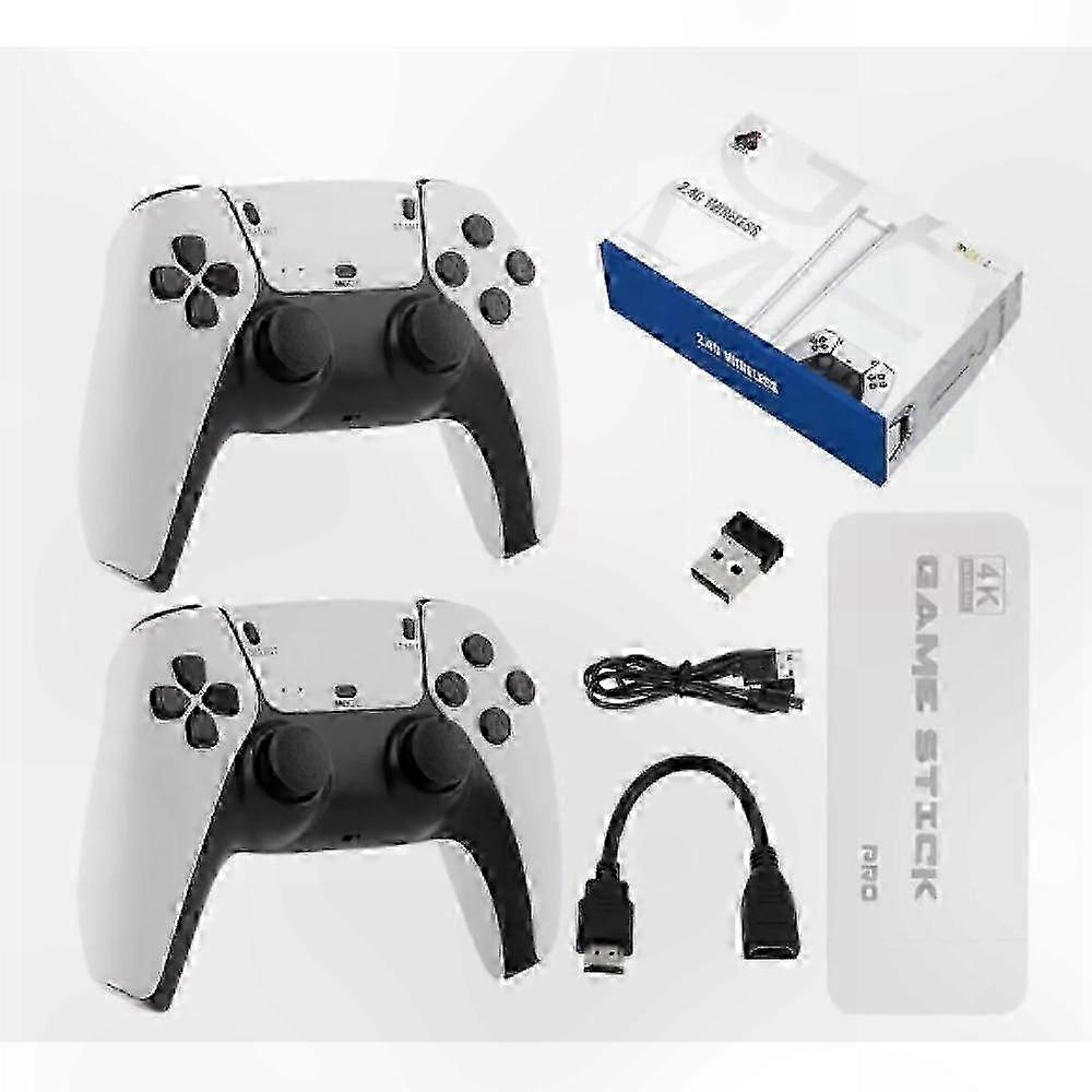 Retro Gaming System with 4K HDMI, 2 Wireless Controllers, and 40,000+ Classic Games for TV