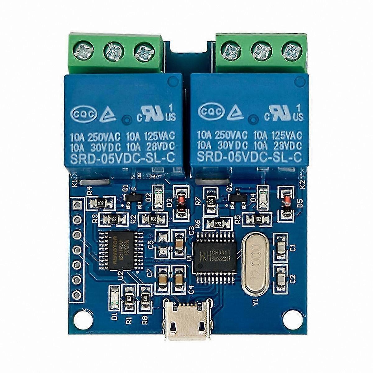 Smart USB Relay Module for Two-Way Control Electronics Switch