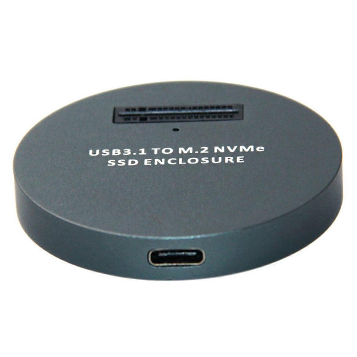 NVMe to USB Docking Station, External M.2 PCI-E NVMe SSD to USB-C Reader Adapter for M.2 (M Key) SSD