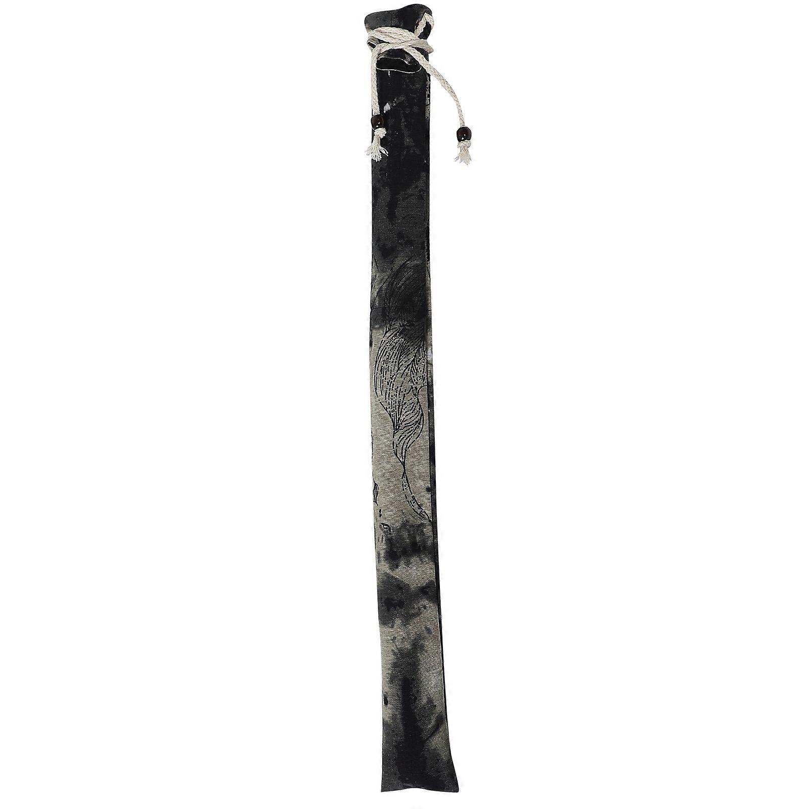 Cloth Flute Case Portable Flute Pouch for Storage 4Pcs with Flannel Lining