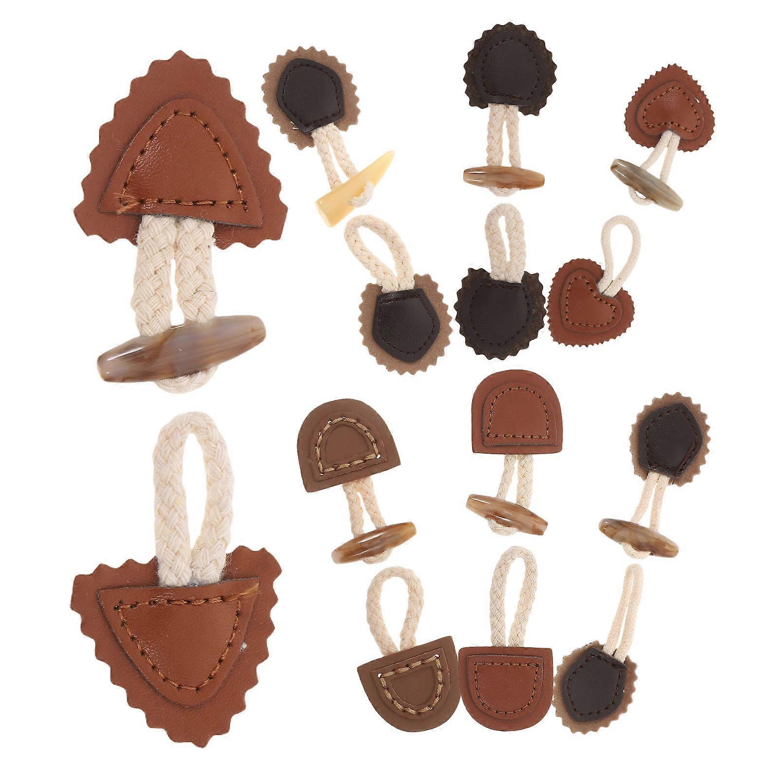 Horn Toggle Button Resin Material for 21Pairs Kids Clothes