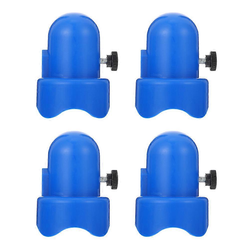 4Sets Trampoline Pole Covers Plastic for Safety Protection in Blue