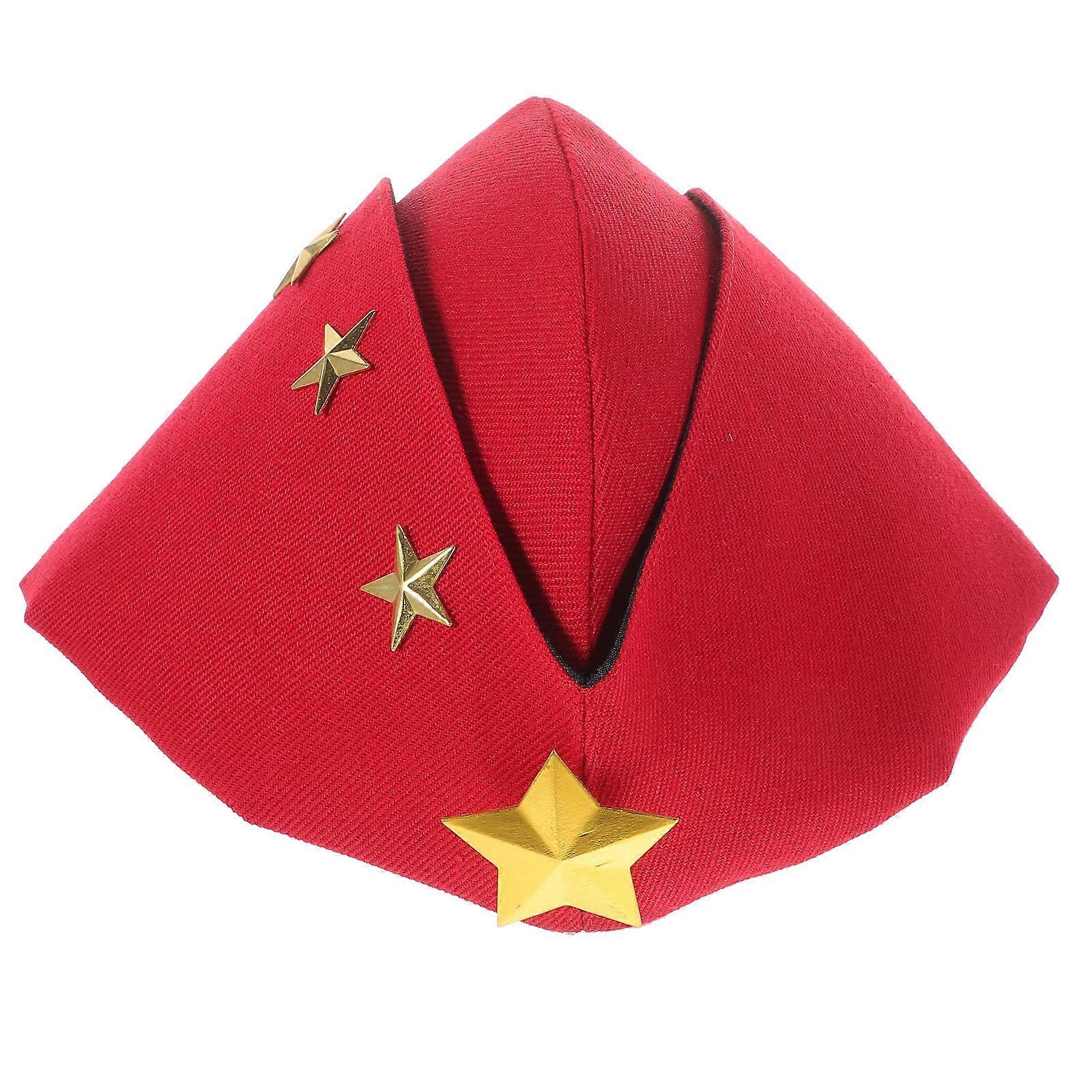 Sailor Dance Hat Berets for Wearing 4Pcs Square Dance Performance