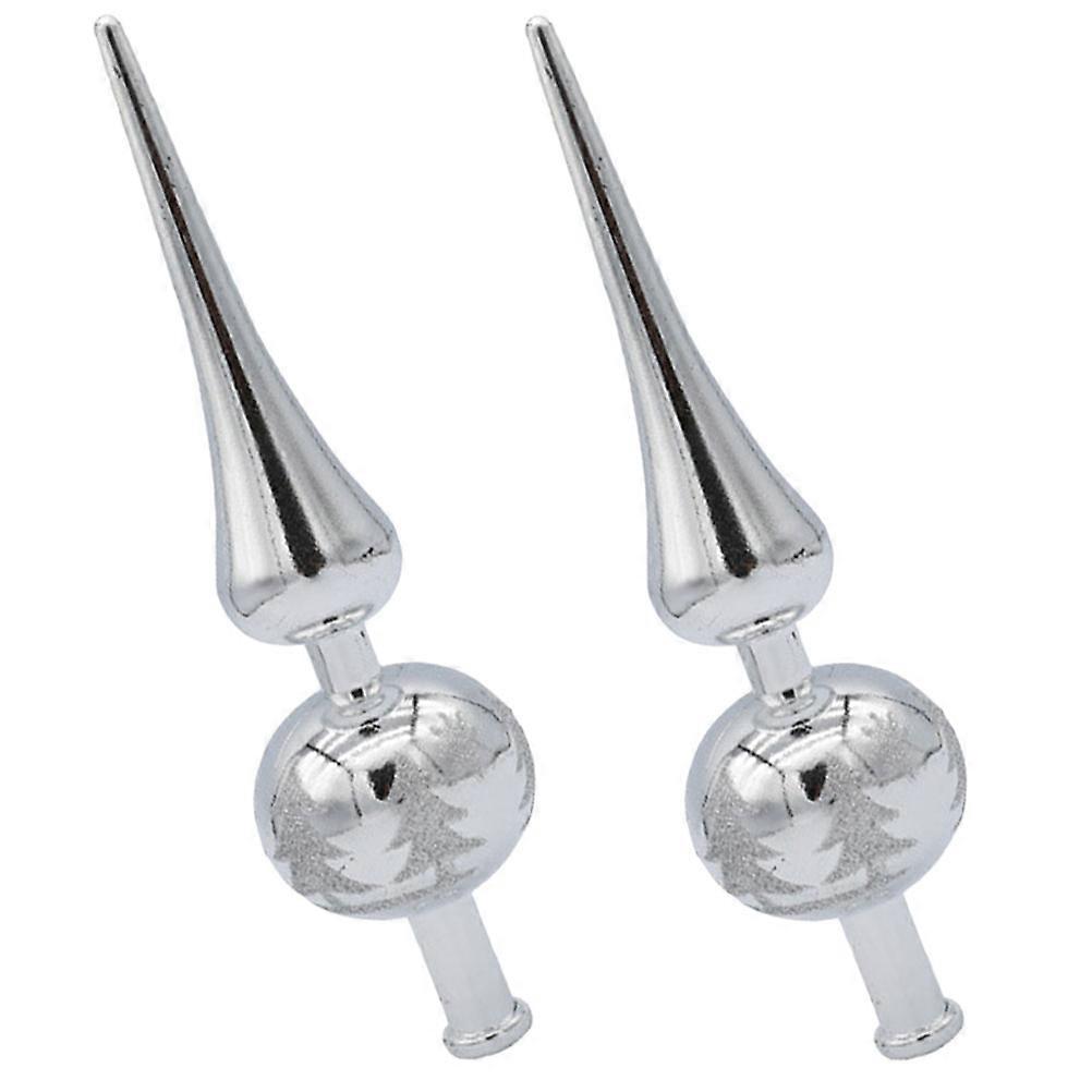 Plastic Xmas Tree Topper Decoration for Christmas Tree 8Pcs Set